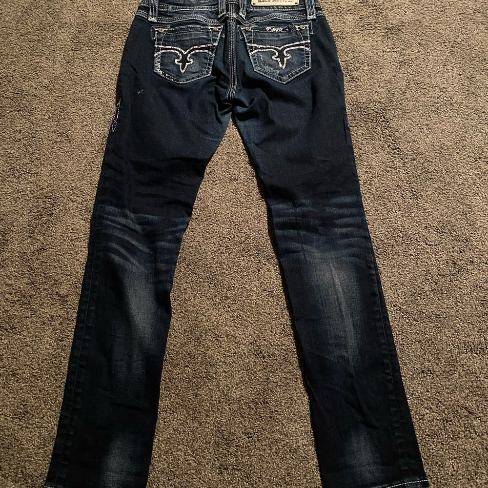 Rock Revival Erin easy skinny jeans sz 26 - Picture 10 of 13